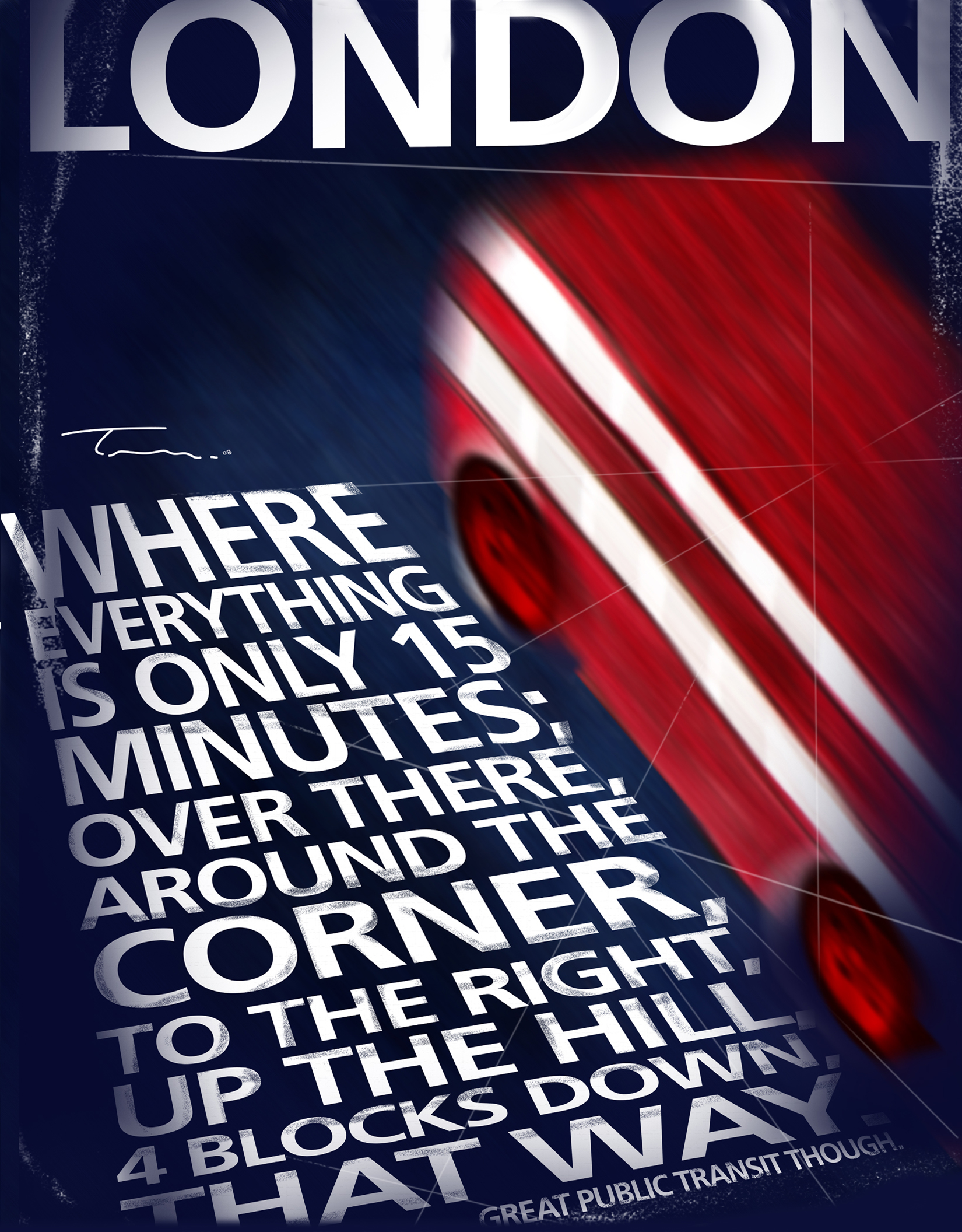 poster with fun type
