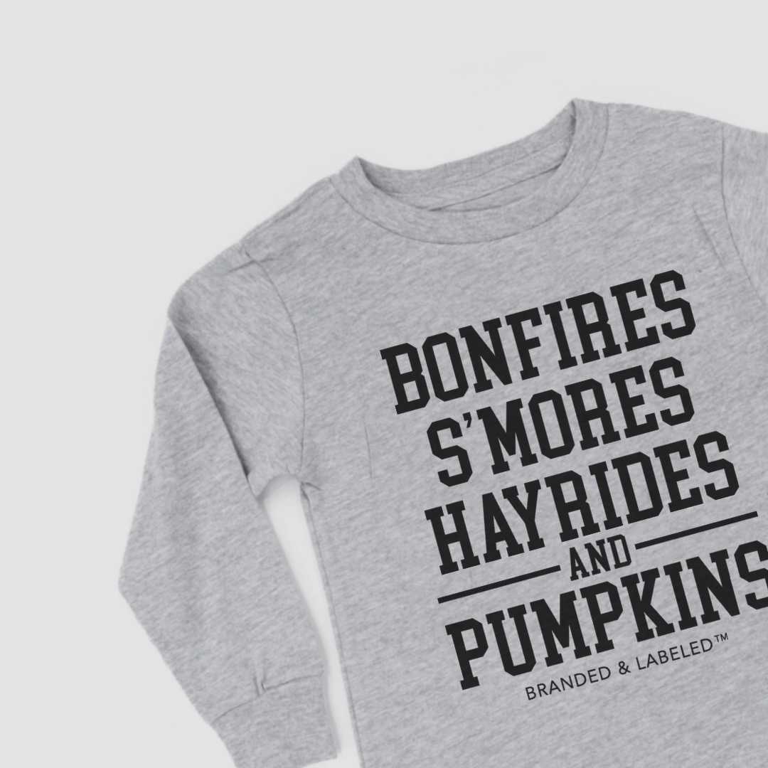 Fall Traditions Kids Long Sleeve
