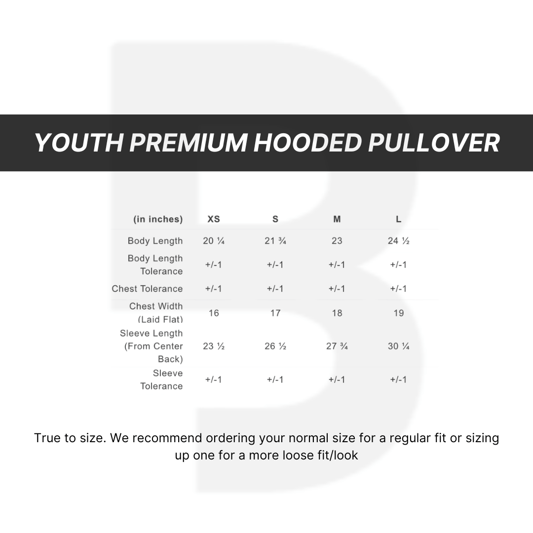 Locked In – Youth Premium Hooded Pullover