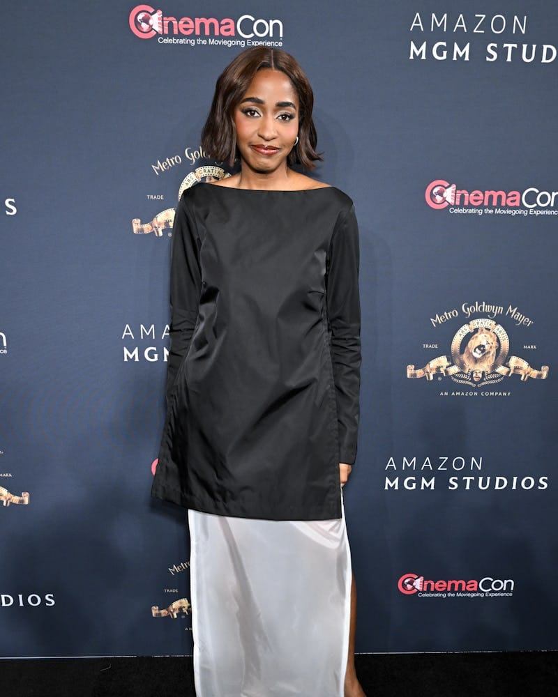 Ayo Edebiri’s Sheer Prada Skirt Is A Masterclass In Spring Layering