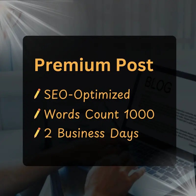Article Writing Premium Post