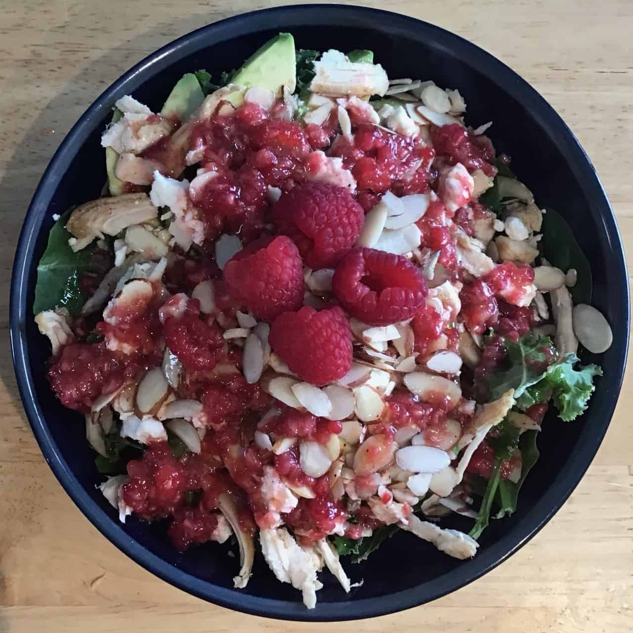 Raspberry Spinach Salad