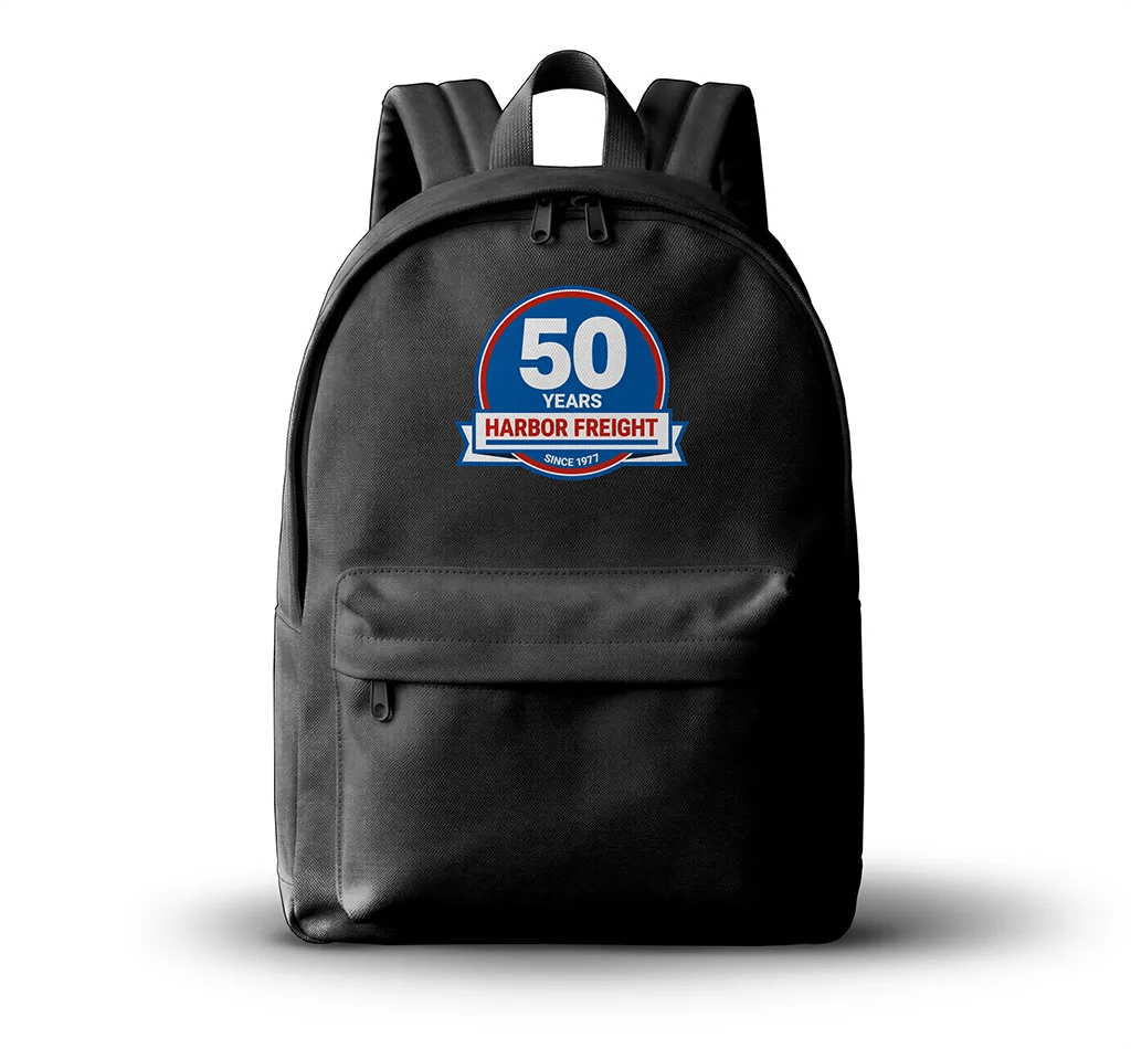 Backpack Featuring 50th Anniversary Primary Logo