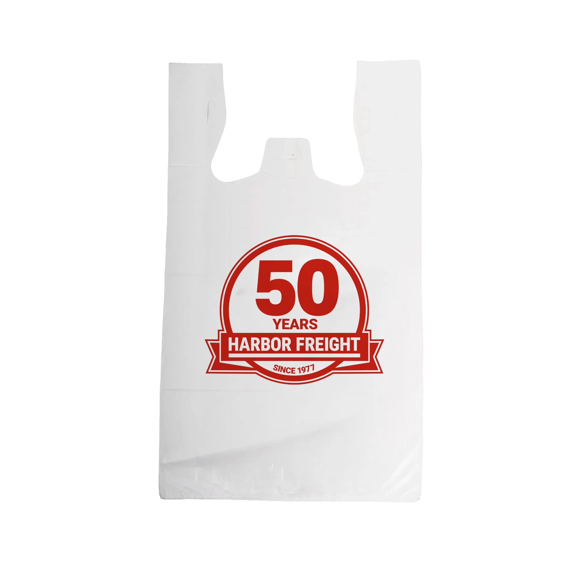 Retail Bag Featuring 50th Anniversary Logo in Red