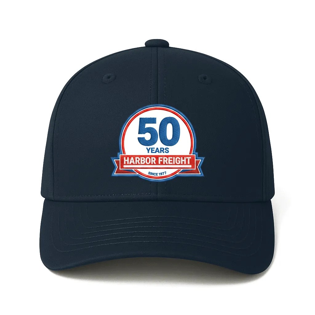 Hat Render featuring HF 50th Anniversary Secondary Logo