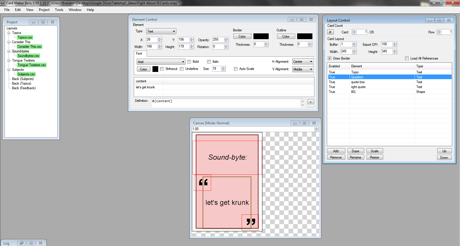 It requires a bit of learning, but it has allowed me to quickly change values on . How To Prototype A Card Game Brandon Carbaugh