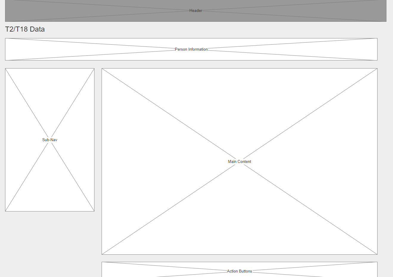 SSA Benefits Wireframe
