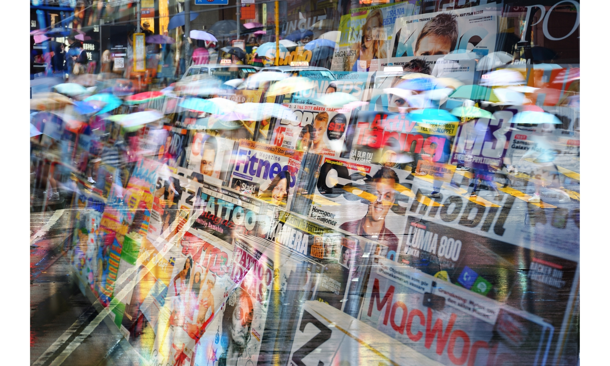 news stand with magazines full of insights for building your brand