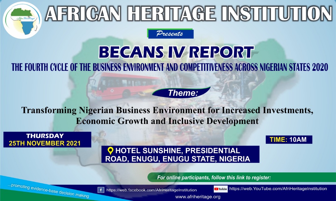Business Environment Report Presentation Across The 36 States