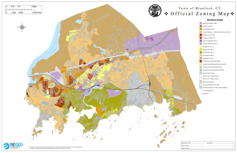 Map Of Branford Ct Zoning 
