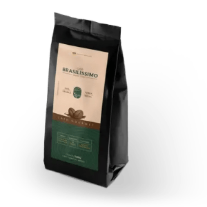 Café Gourmet Brasilíssimo -  Sabor Chocolate com Baunilha - 500g, Em Grãos