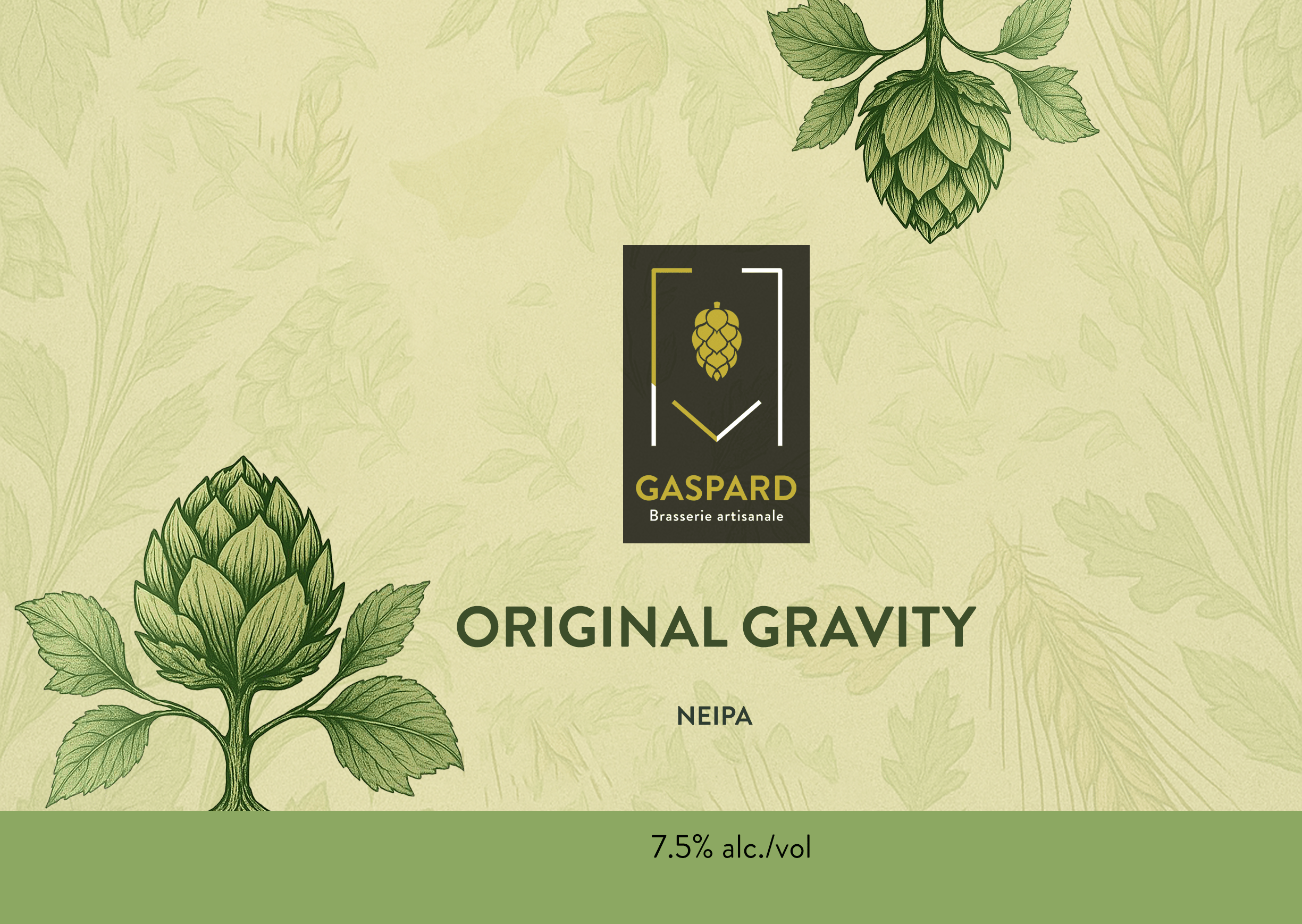 Étiquette Original Gravity — Gaspard