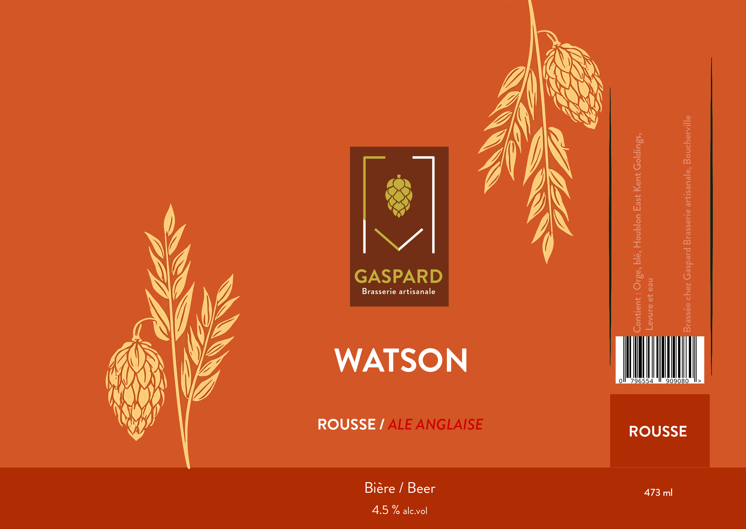 Étiquette Watson — Gaspard