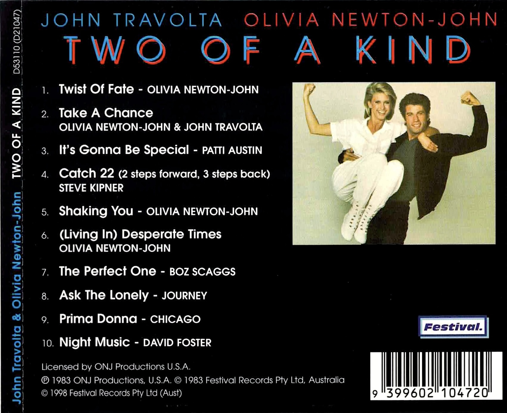 AOR CD Two of a Kind サウンドトラック aor two of a kind サウンドトラック セカンド•チャンス, aor