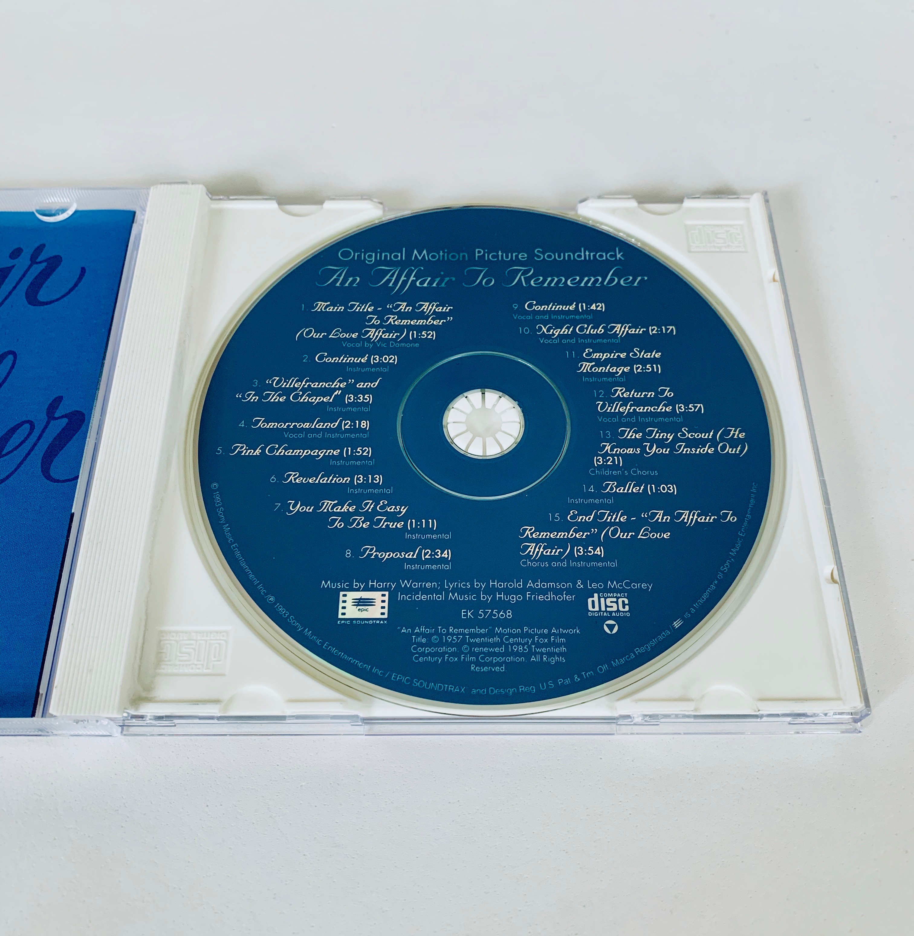 An Affair To Remember-Original Picture Soundtrack Music by Harry