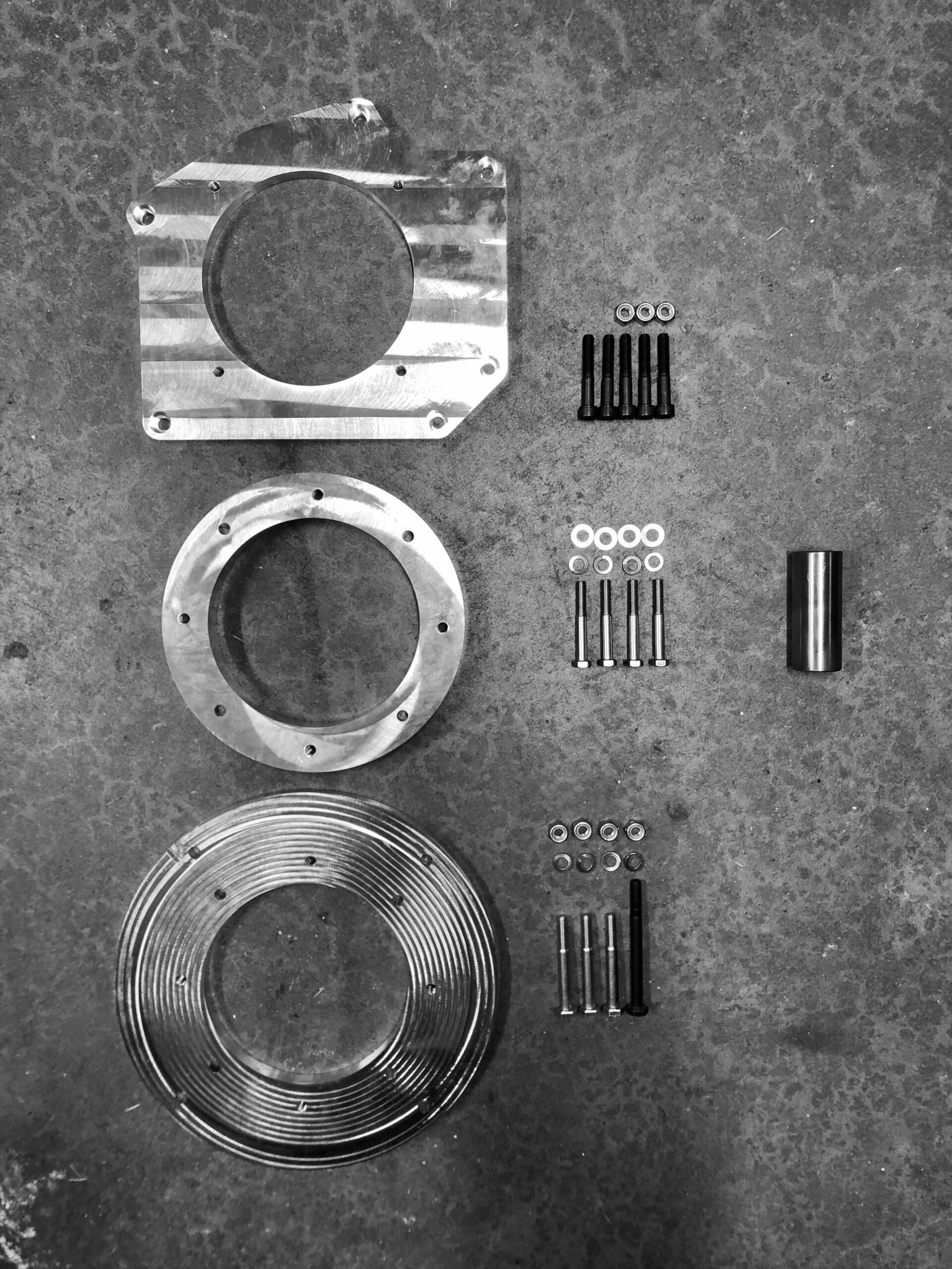 brat industries vintage VW electric motor adapter plate