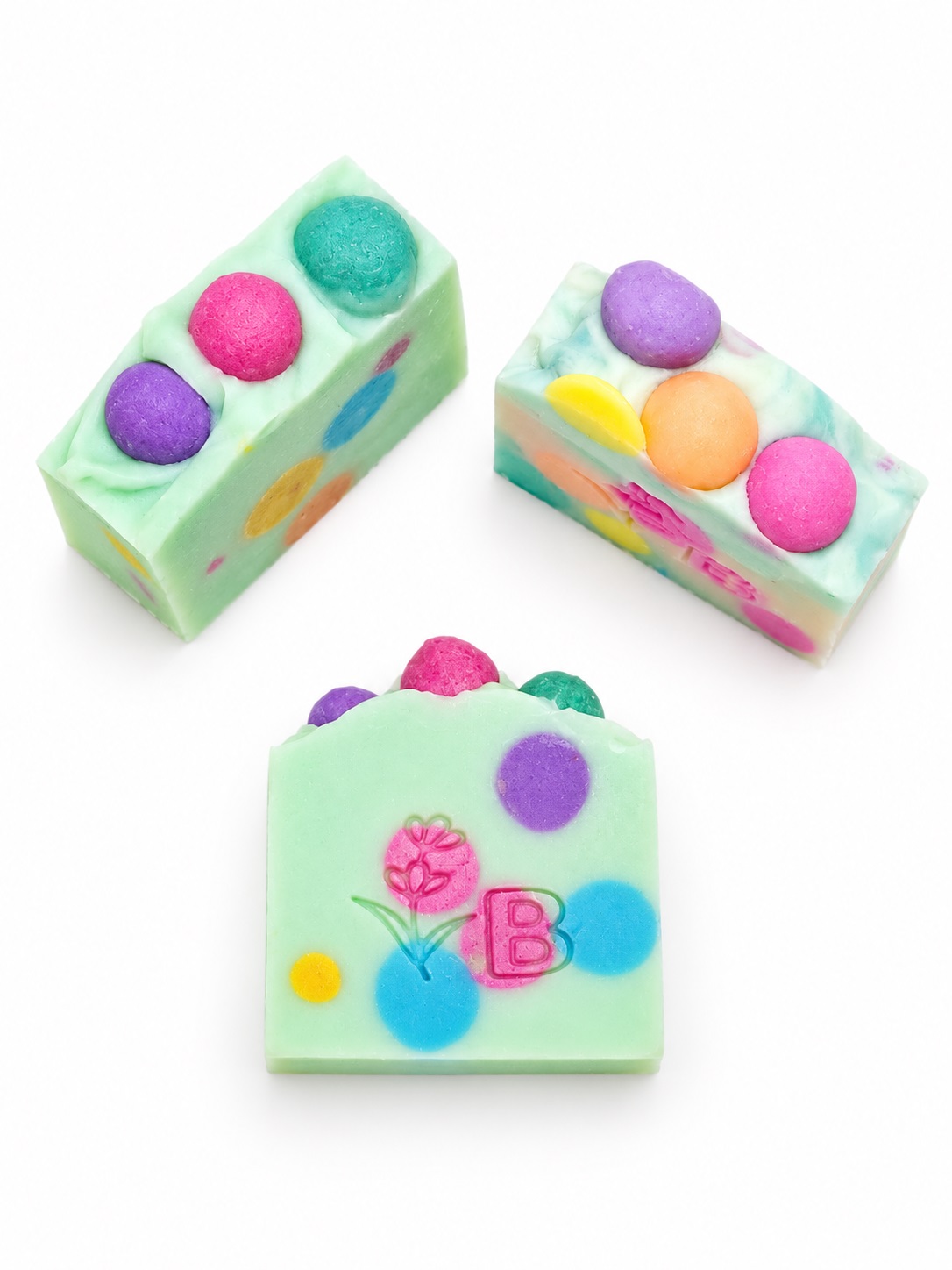 Colorful bubbles soap by Braulio & Co