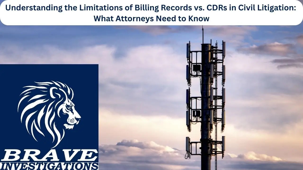 cell phone location evidence in commercial vehicle crashes, using CDRs for location in civil litigation, cell phone record analysis, digital forensics. personal injury