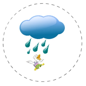 1163 Rainy Weather Duck