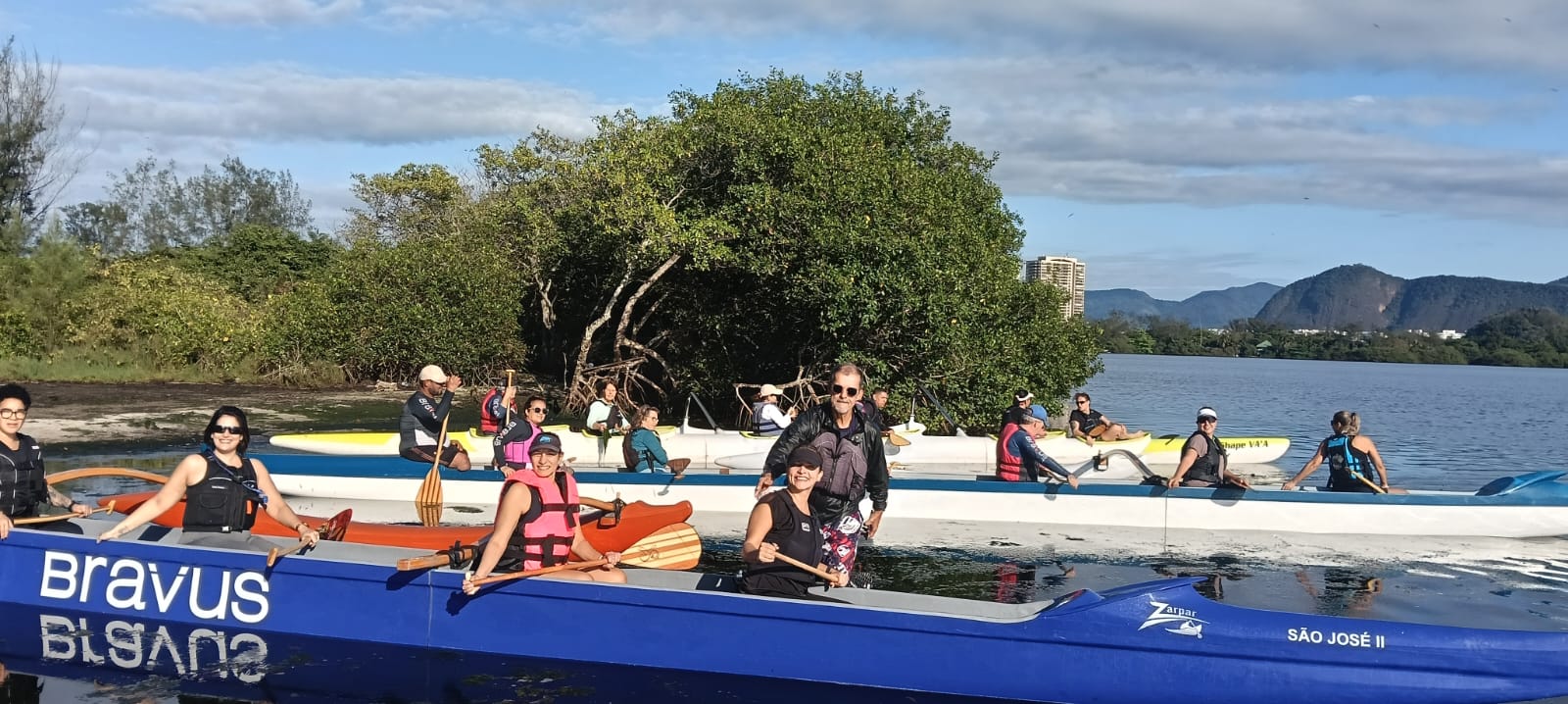 aula de canoa havaiana barra da tijuca