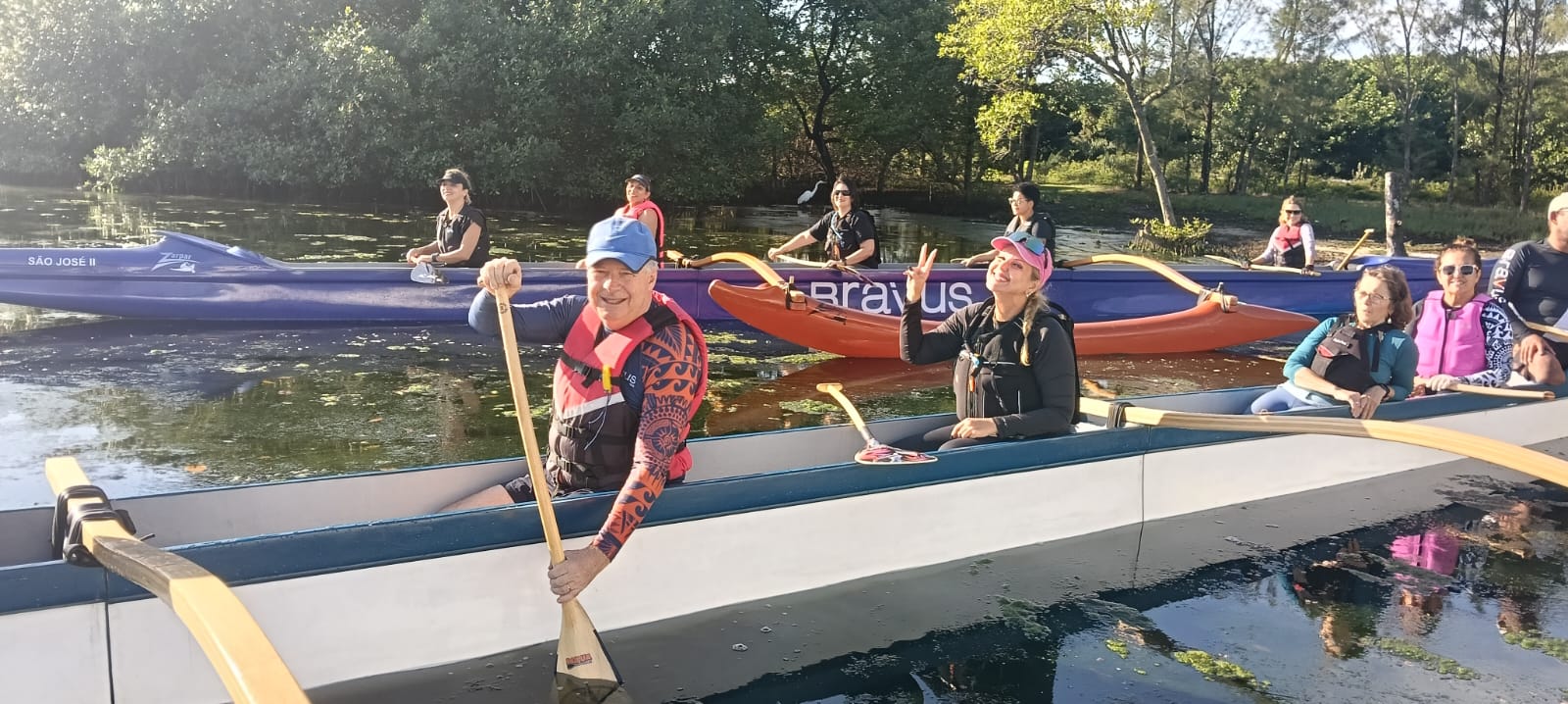 aula de canoa havaiana barra da tijuca