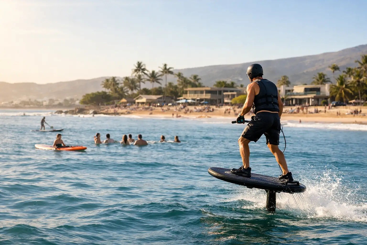 Lazer aquático: movimento, mar e comunidade