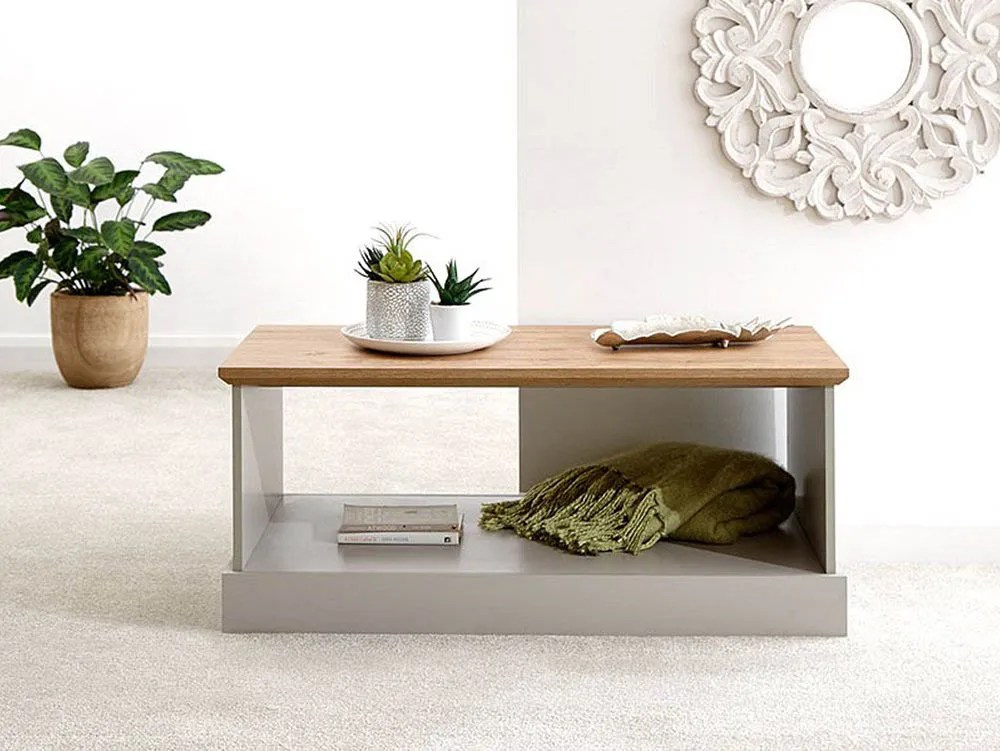 GFW Kendal Grey and Oak Coffee Table