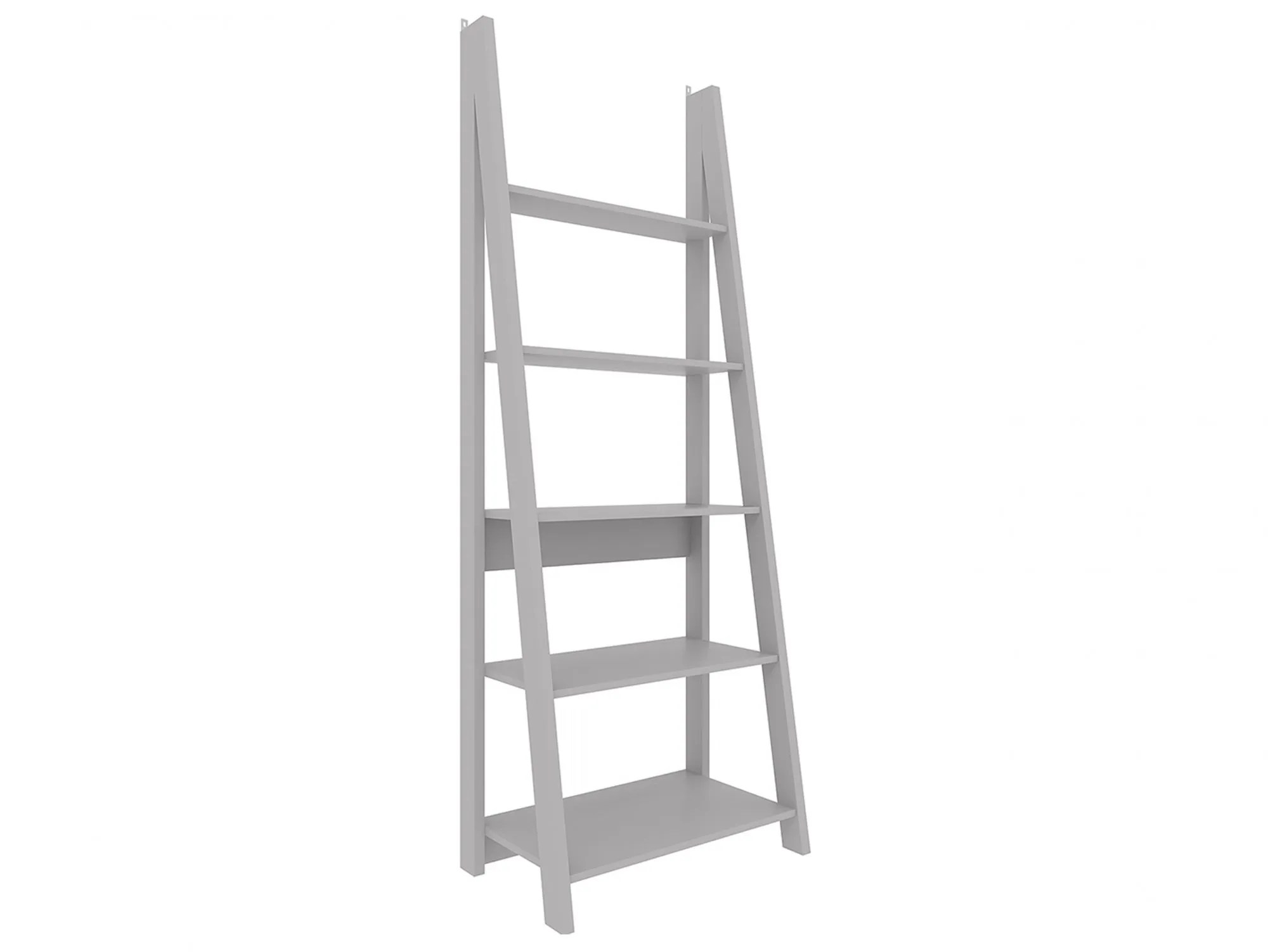 LPD Tiva Grey 5 Tier Ladder Bookcase