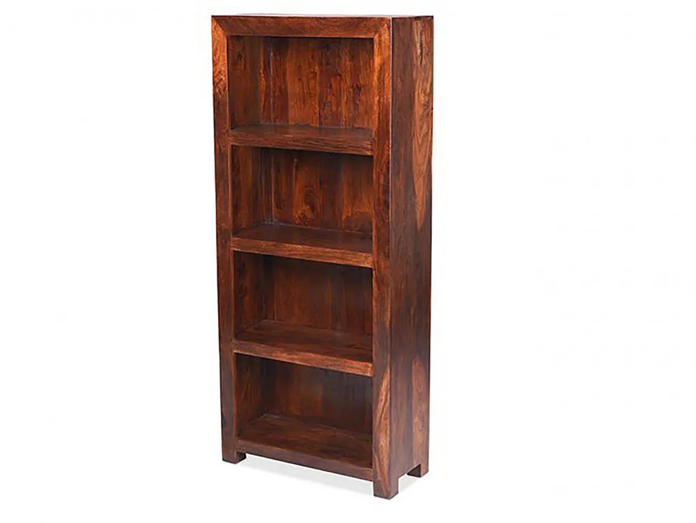 Archers Santa Clara Acacia Tall Wooden Bookcase (Assembled)