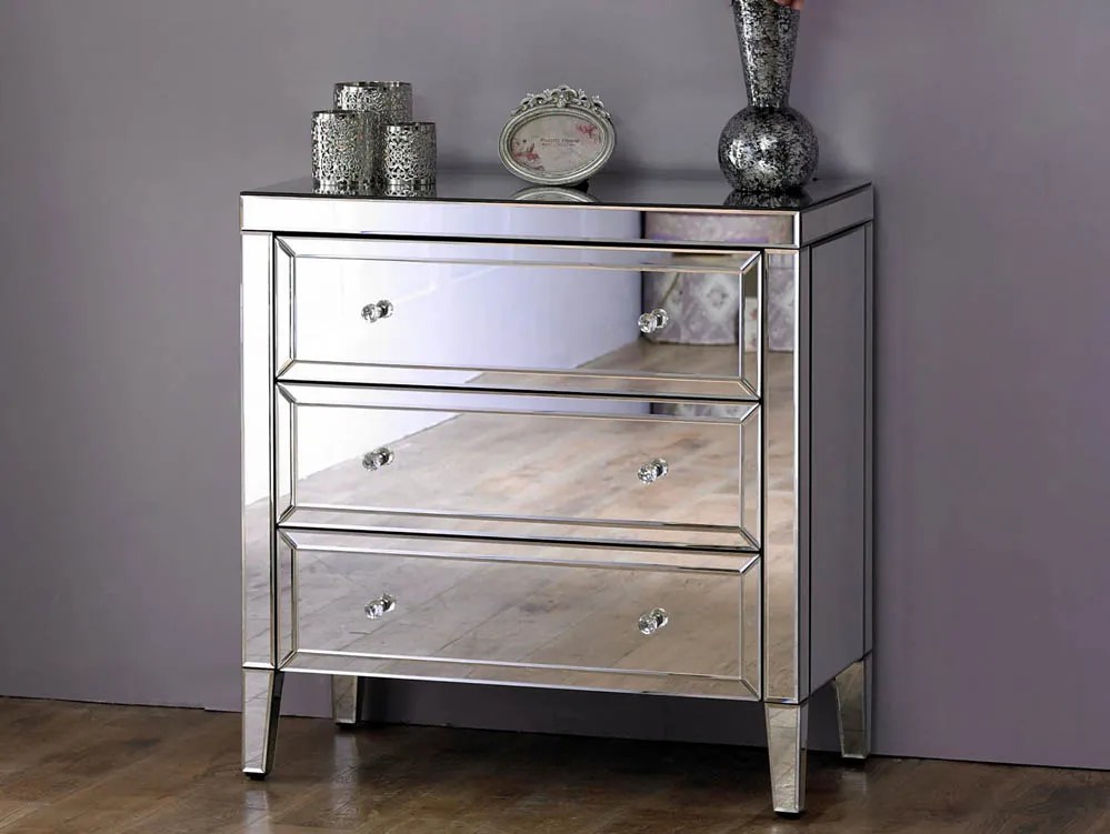 Birlea Valencia 3 Drawer Chest (Assembled)