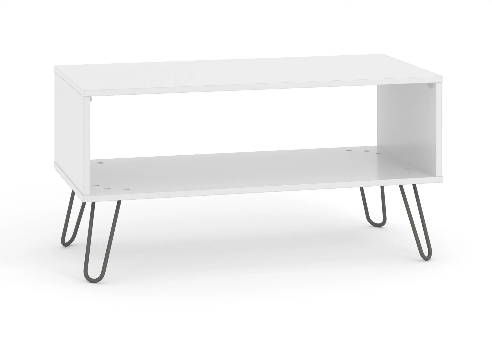 Core Augusta White Open Coffee Table