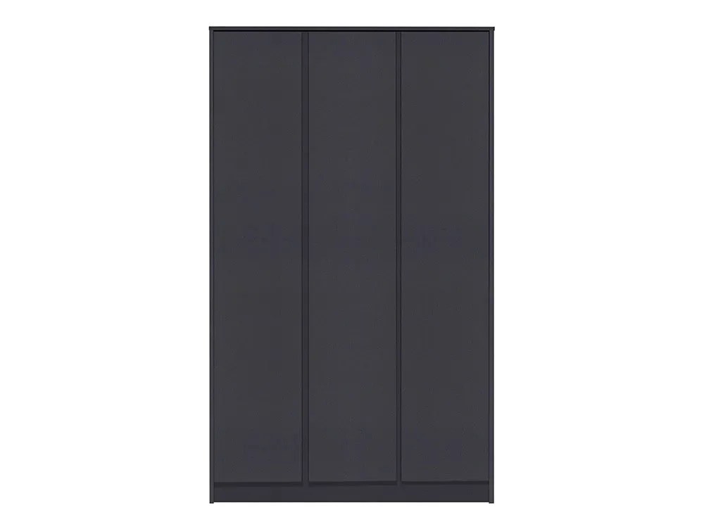 Seconique Malvern Grey 3 Door Triple Wardrobe