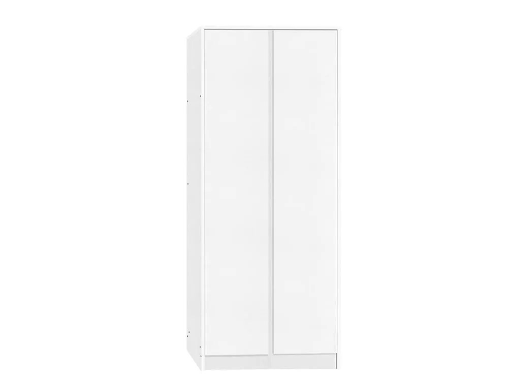 Seconique Malvern White 2 Door Double Wardrobe