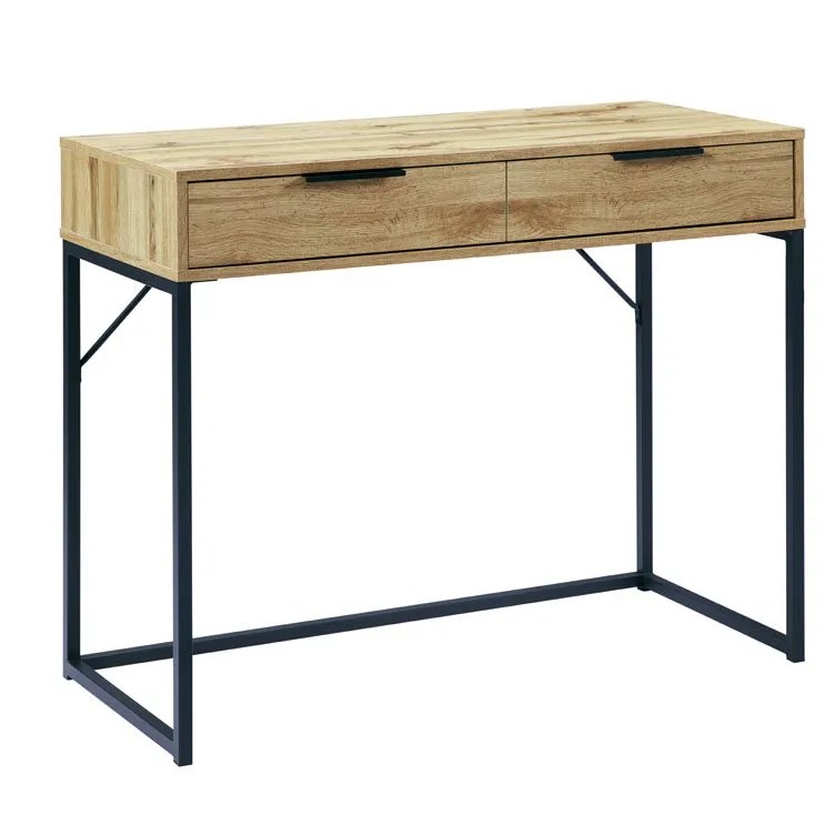 Julian Bowen Bali Oak 2 Drawer Dressing Table