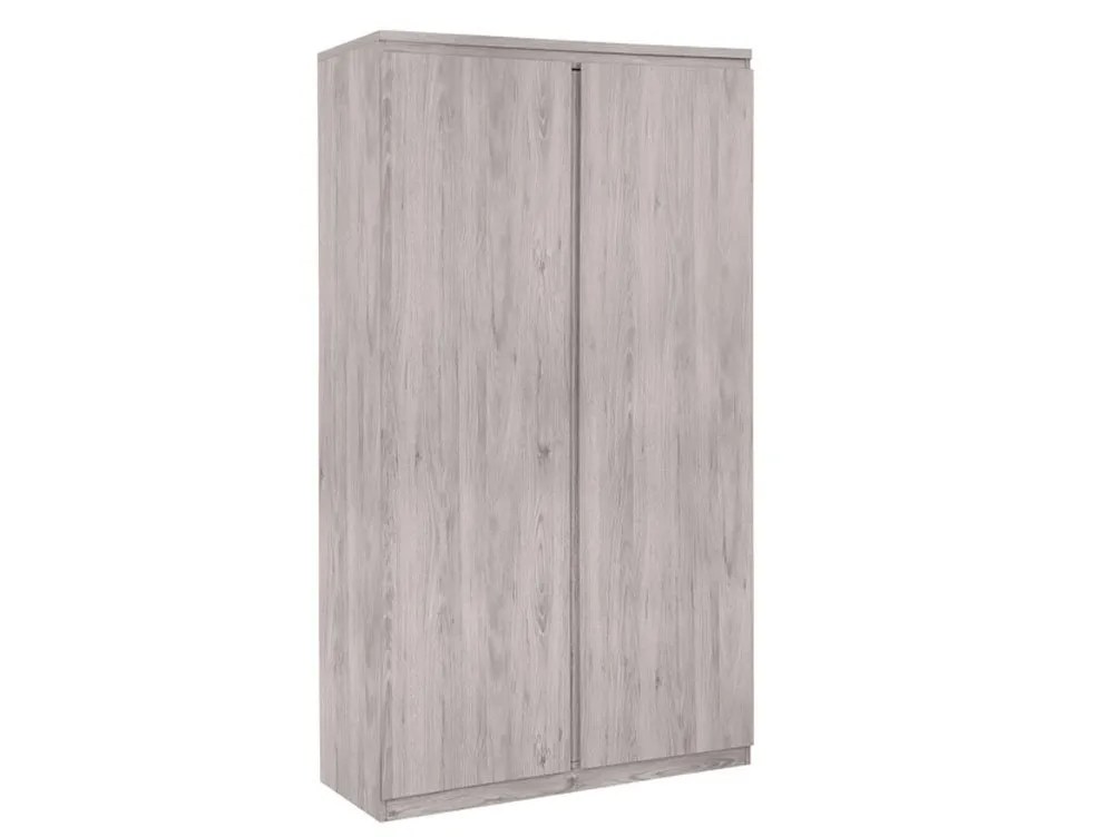 Julian Bowen Jupiter Grey Oak 2 Door Wardrobe