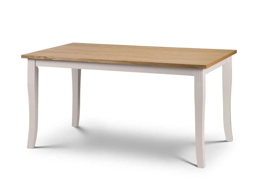 Julian Bowen Davenport 150cm Grey and Oak Dining Table