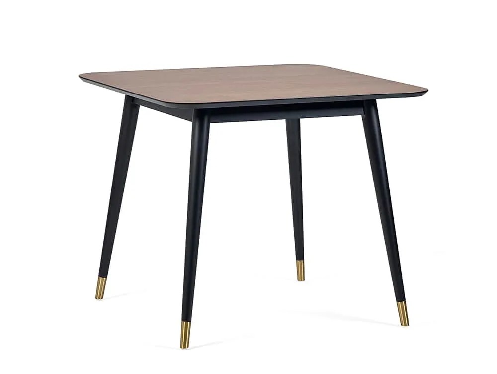 Julian Bowen Findlay 90cm Black and Walnut Dining Table