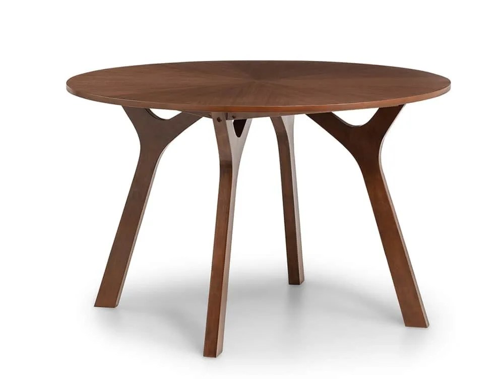 Julian Bowen Huxley 120cm Walnut Dining Table