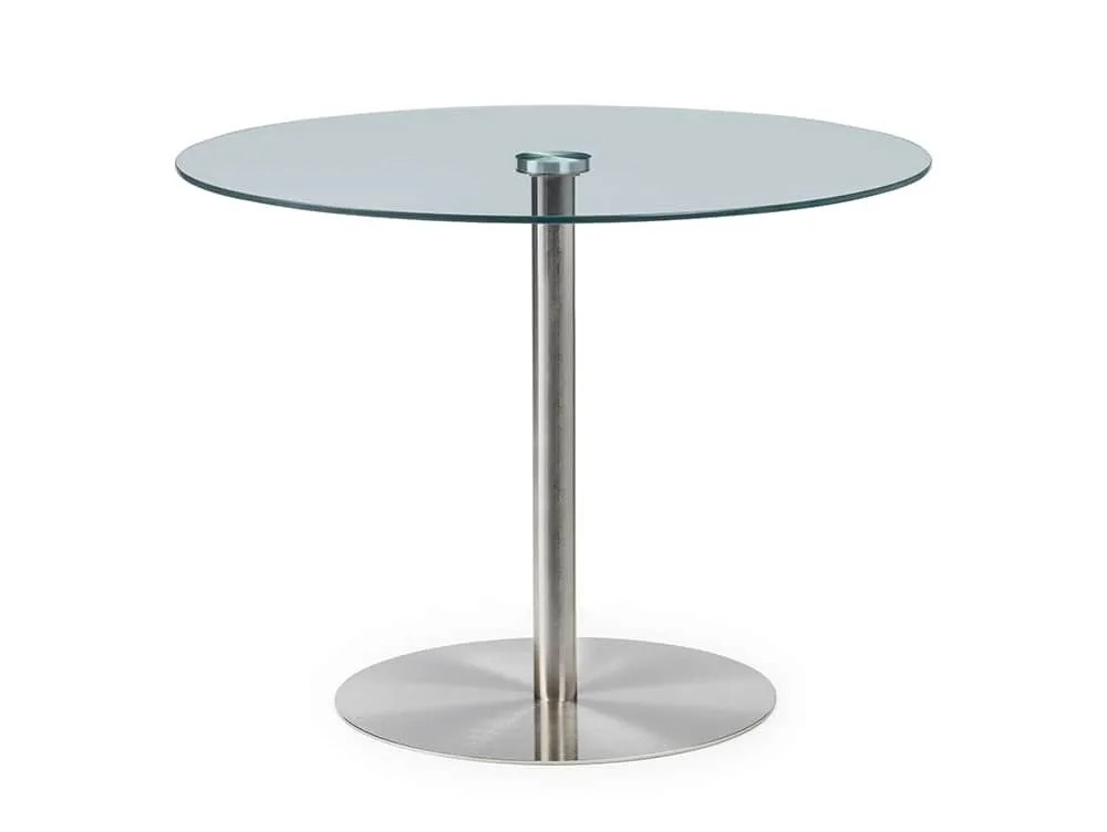 Julian Bowen Milan 100cm Glass Dining Table