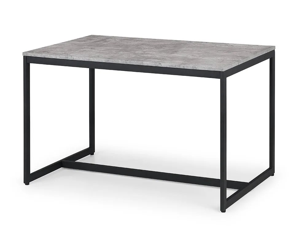 Julian Bowen Staten 120cm Concrete Effect Dining Table