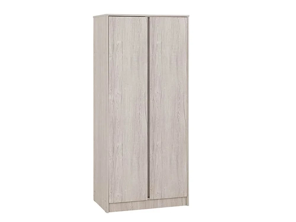 Seconique Malvern Urban Snow 2 Door Double Wardrobe