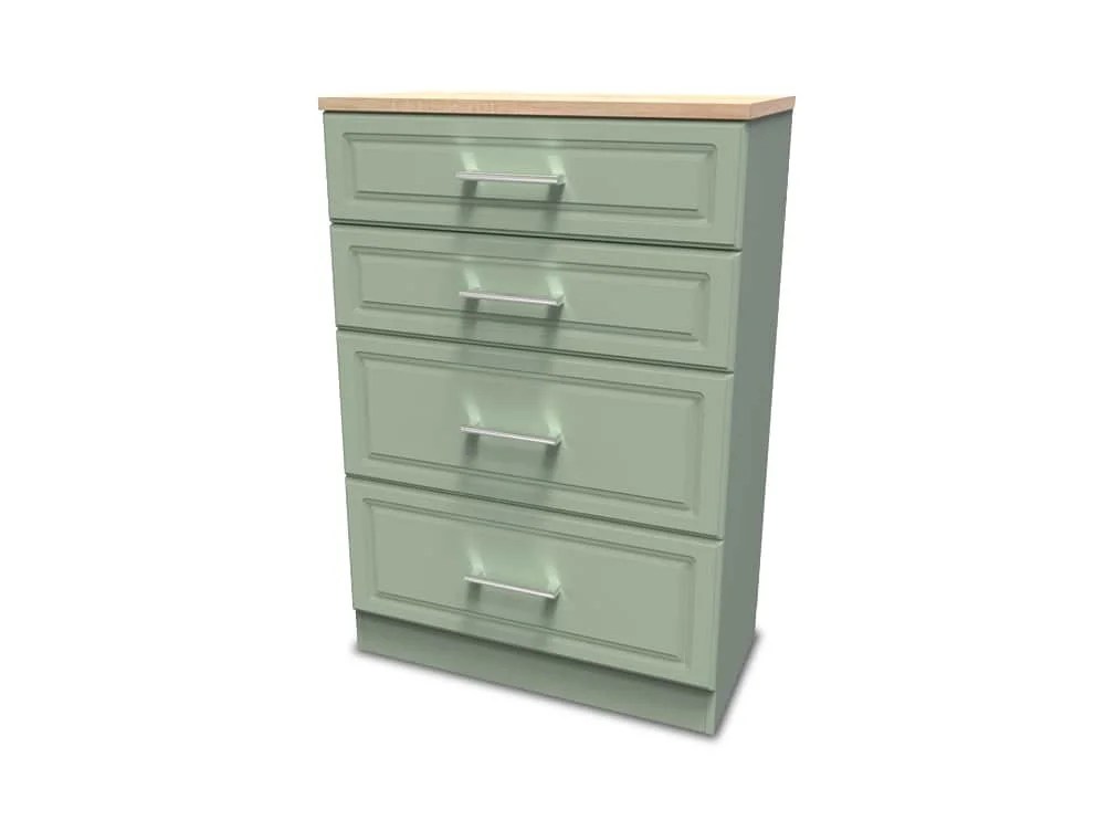 Welcome Kent 4 Drawer Deep Chest of Drawers (Assembled)