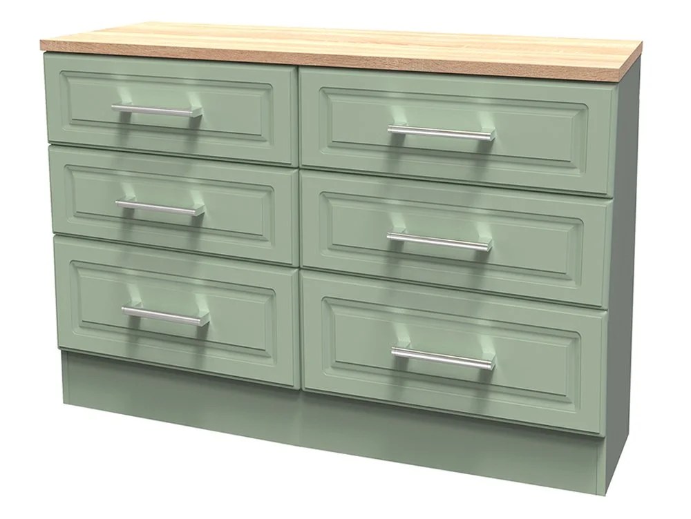 Welcome Kent 6 Drawer Midi Chest of Drawers (Assembled)