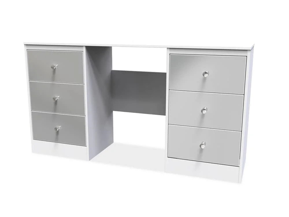 Welcome Padstow Double Pedestal Dressing Table (Assembled)