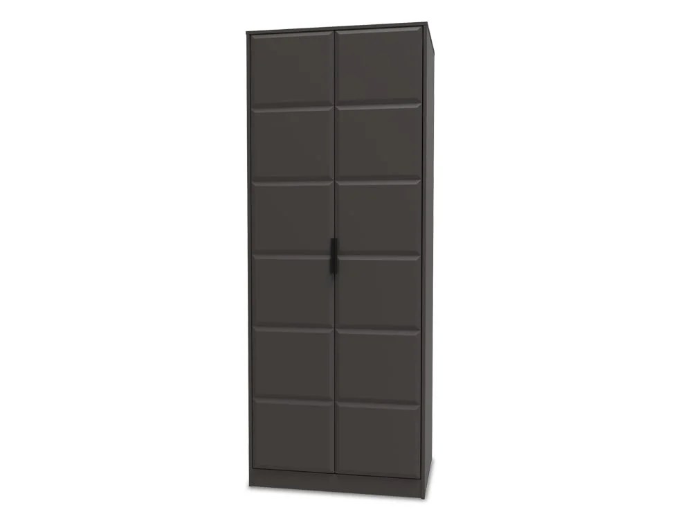 Welcome New York 2 Door Tall Double Hanging Wardrobe (Assembled)