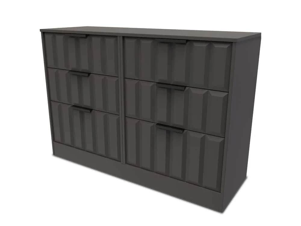 Welcome New York 6 Drawer Midi Chest of Drawers (Assembled)