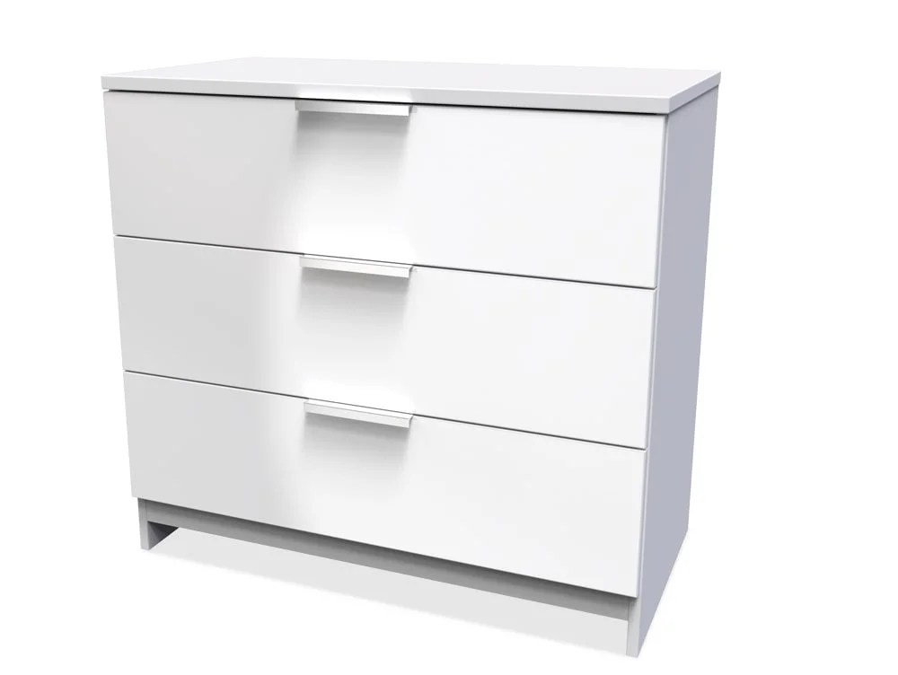 Welcome Plymouth 3 Drawer Chest of Drawers (Assembled)