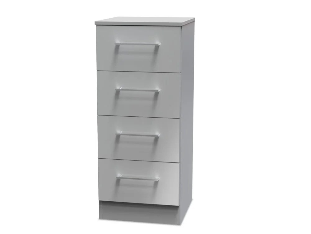 Welcome Worcester 4 Drawer Tall Narrow Chest of Drawers (Assembled)