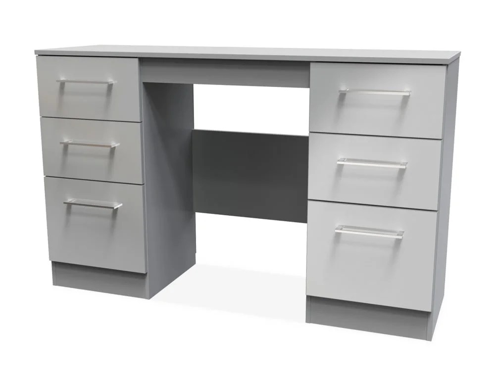 Welcome Worcester Double Pedestal Dressing Table (Assembled)