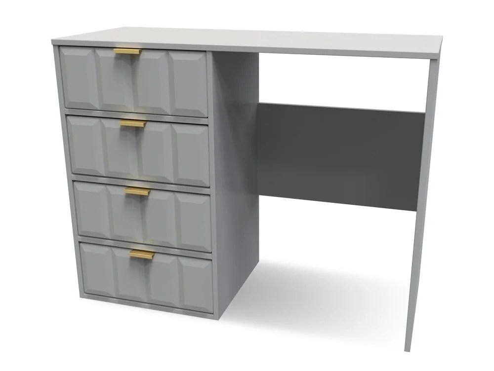 Welcome Cube Single Pedestal Dressing Table (Assembled)